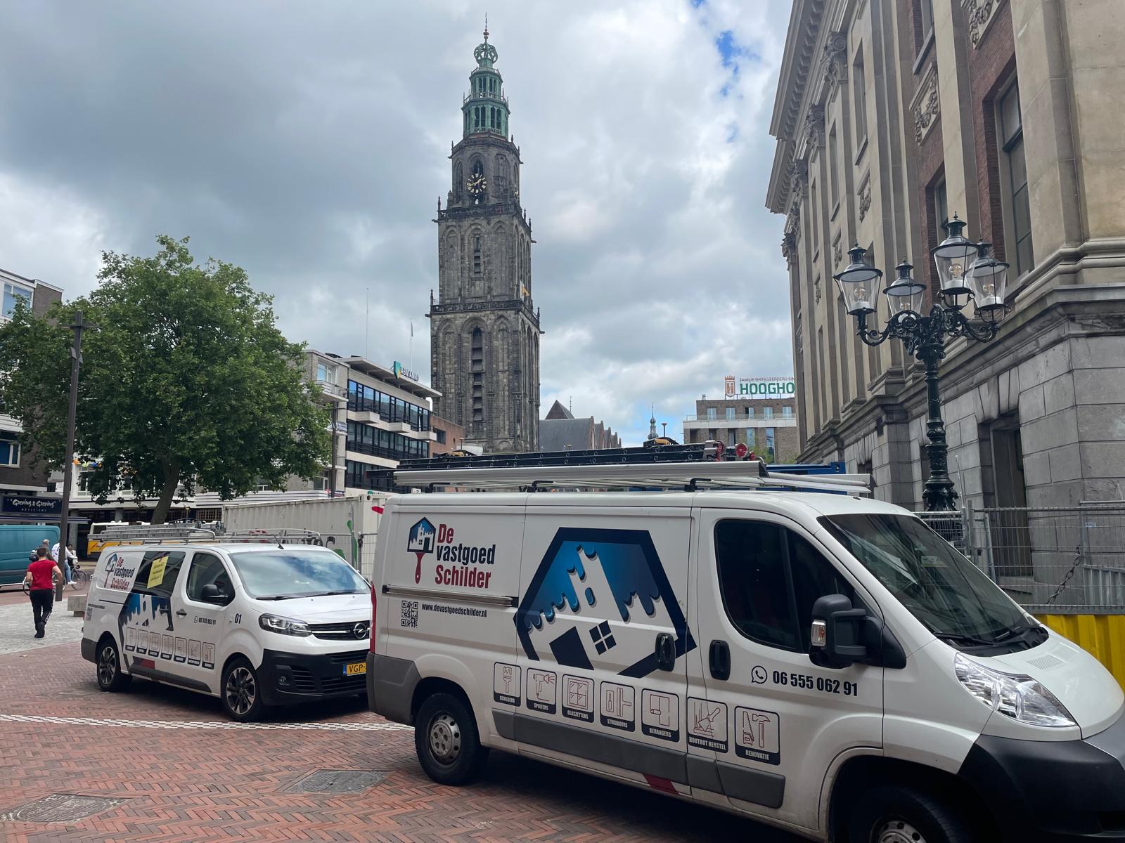 De vasggoedschilder bussen in groningen